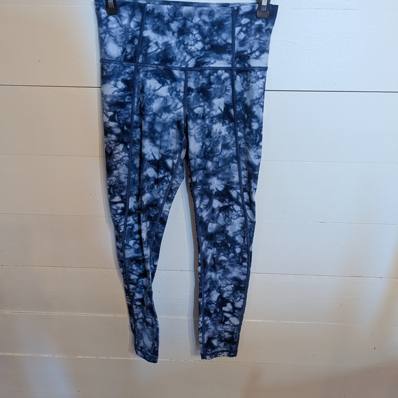 Athleta Oceanic Tie-Dye Leggings - Picture 1 of 5